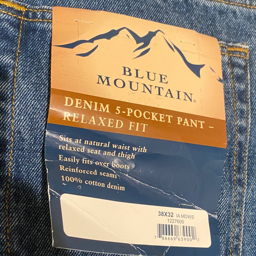 Classic Blue Relaxed Fit Jeans - Picture 2 of 3